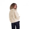 BLUZA DAMSKA FOX CIRCA 74 OVERSIZED FLEECE CREW OFF WHITE L
